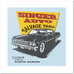 Singer Auto Salvage Posters and Art